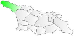 Gruzja, położenie regionu Abchazja