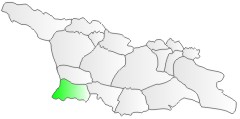 Gruzja, położenie regionu Adżaria