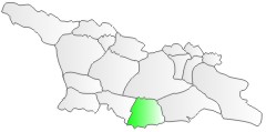 Gruzja, położenie regionu Dżawachetia