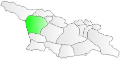Gruzja, położenie regionu Megrelia