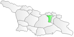 Gruzja, położenie regionu Mtiuletia