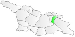 Gruzja, położenie regionu Pszawetia