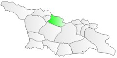 Gruzja, położenie regionu Racza