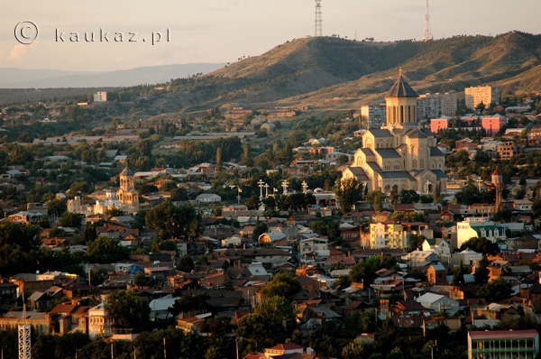 Gruzja, Tbilisi, panorama miasta