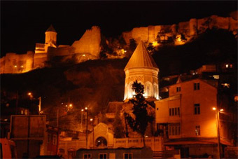 Gruzja, zabytki, Twierdza Narikala w Tbilisi