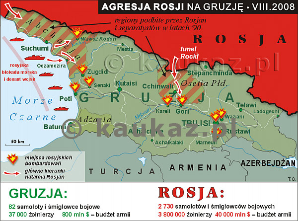Agresja Rosji na Gruzję sierpień 2008