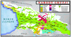 Mozaika etniczna Republiki Gruzji przed wybuchem wojen secesyjnych w Achazji i Osetii Poudniowej (1990 r.)