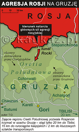 Strategiczne pooenie autonomii osetyjskiej oraz struktura etniczna regionu.