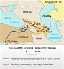 Rurociąg Baku-Tbilisi-Ceyhan (BTC) - przebieg i perspektywy rozwoju