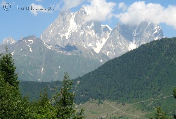 Ushba Uszba Matterhorn Kaukazu Gry Kaukaz Swanetia Svaneti Koci Gruziski Gruzja Gry Kaukaz